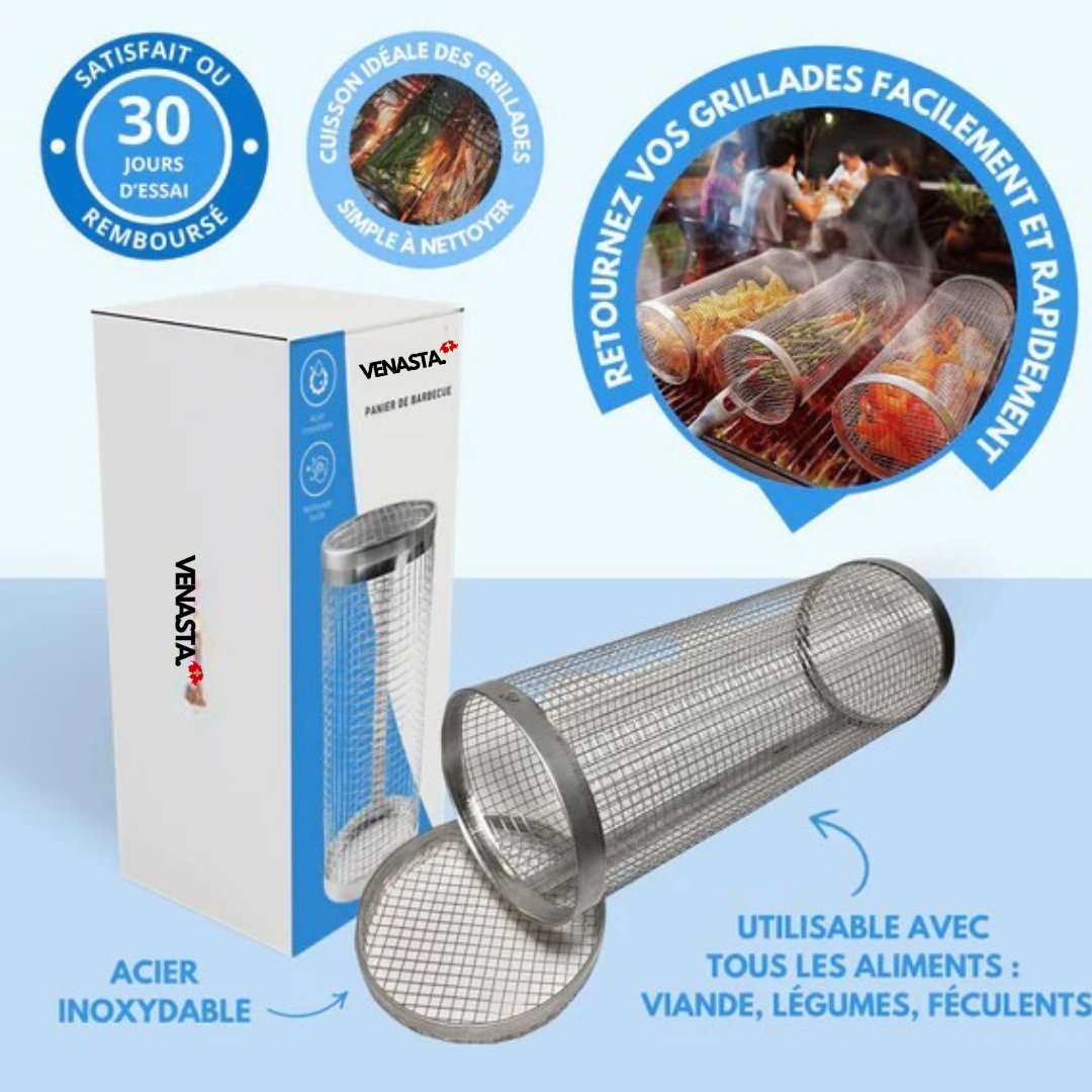 Panier de barbecue Rotatif