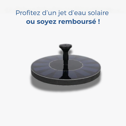 Fontaine à eau solaire
